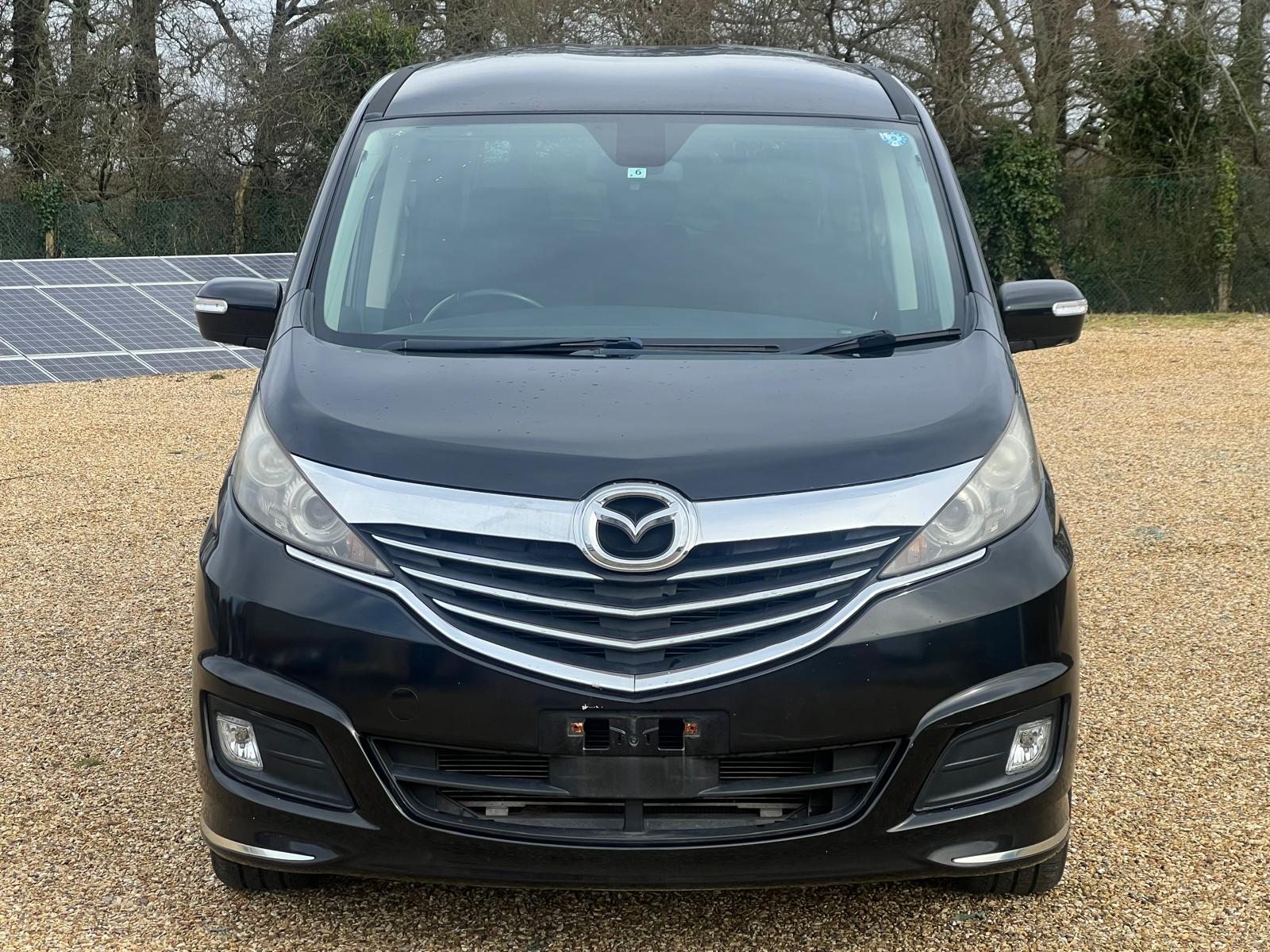 MAZDA BIANTE 2013, I-STOP, 2.0 PETROL FULLY LOADED, 8 SEATER, PEARL BLACK PAINT, BLACK CLOTH INTERIOR