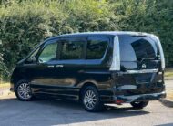 NISSAN SERENA 2015, HIGHWAY STAR, 2.0 PETROL HYBRID FULLY LOADED, 8 SEATER, PEARL BLACK PAINT, BLACK CLOTH INTERIOR